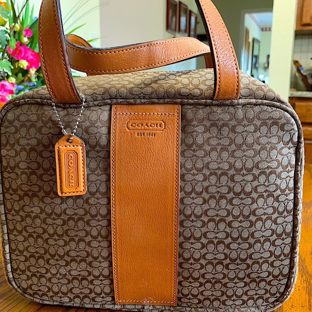 Coach Beauty Travel Case with a Pillbox Case